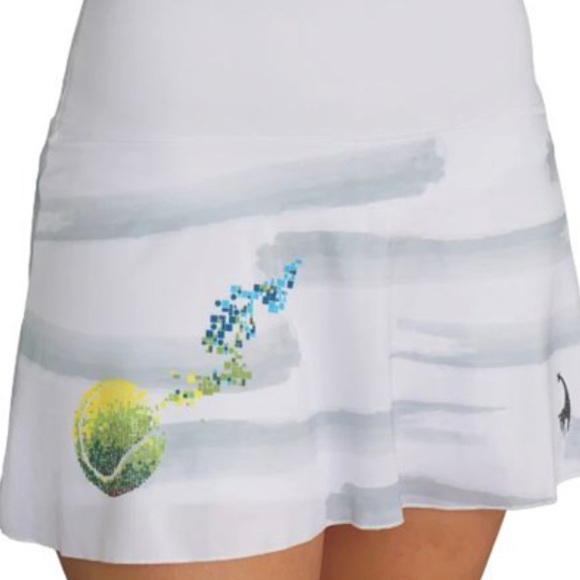 RARE Like new LACOA LacoaSports pixels tennis ball pickleball skirt tennis skirt - Picture 3 of 8
